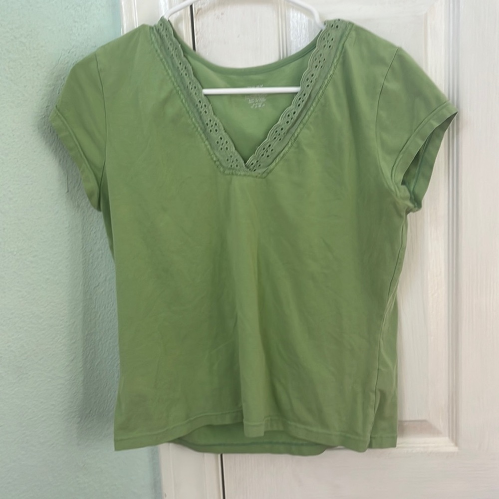 Thrifted, muted green from JONES WEAR SPORT